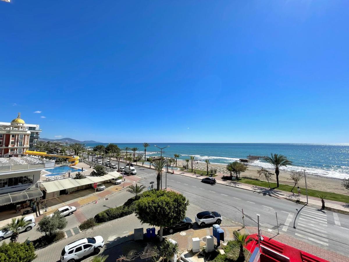 Sa Apartments! Beachfront Apartment With Sea View & Pool Alanya Buitenkant foto