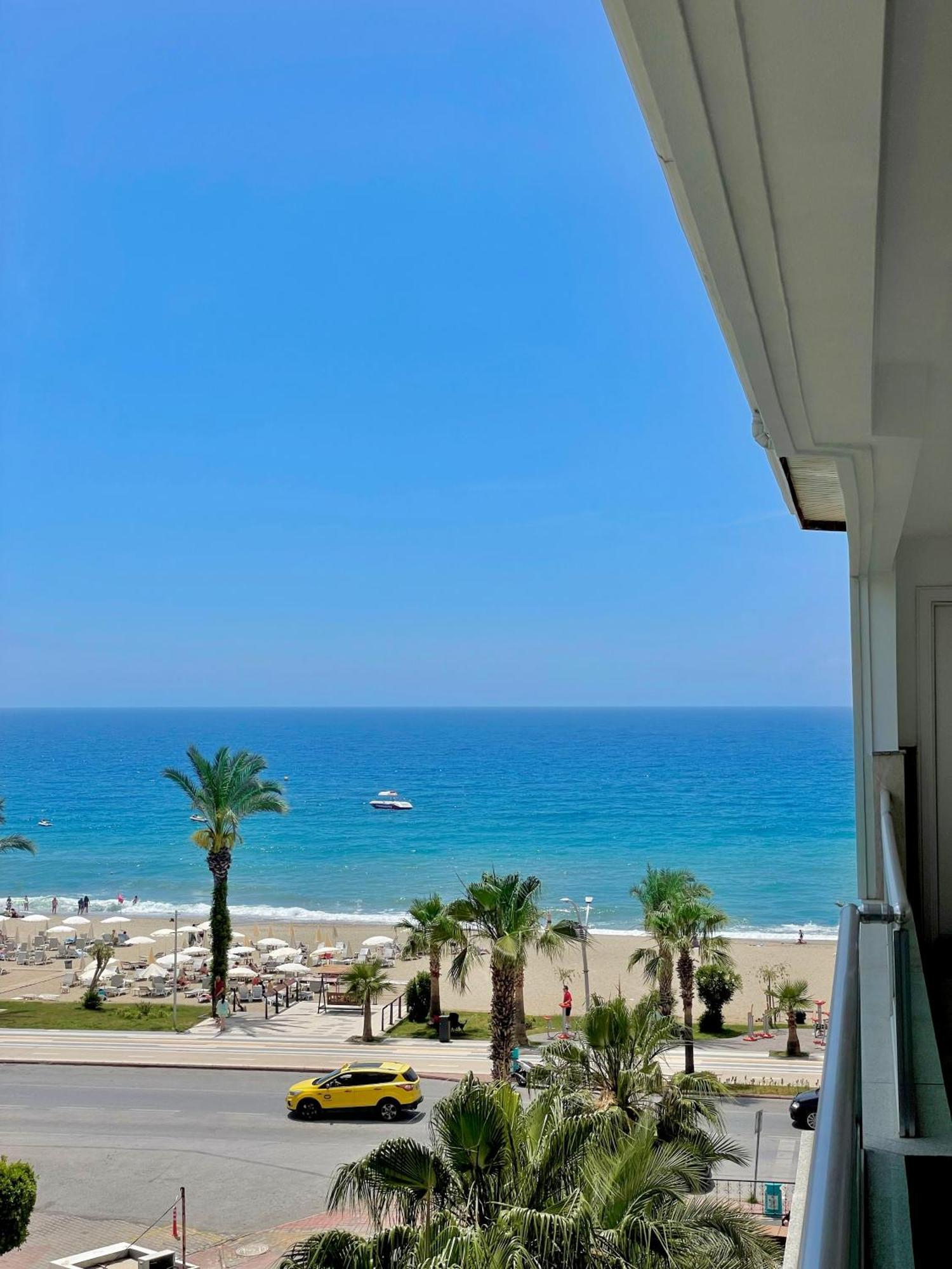 Sa Apartments! Beachfront Apartment With Sea View & Pool Alanya Buitenkant foto