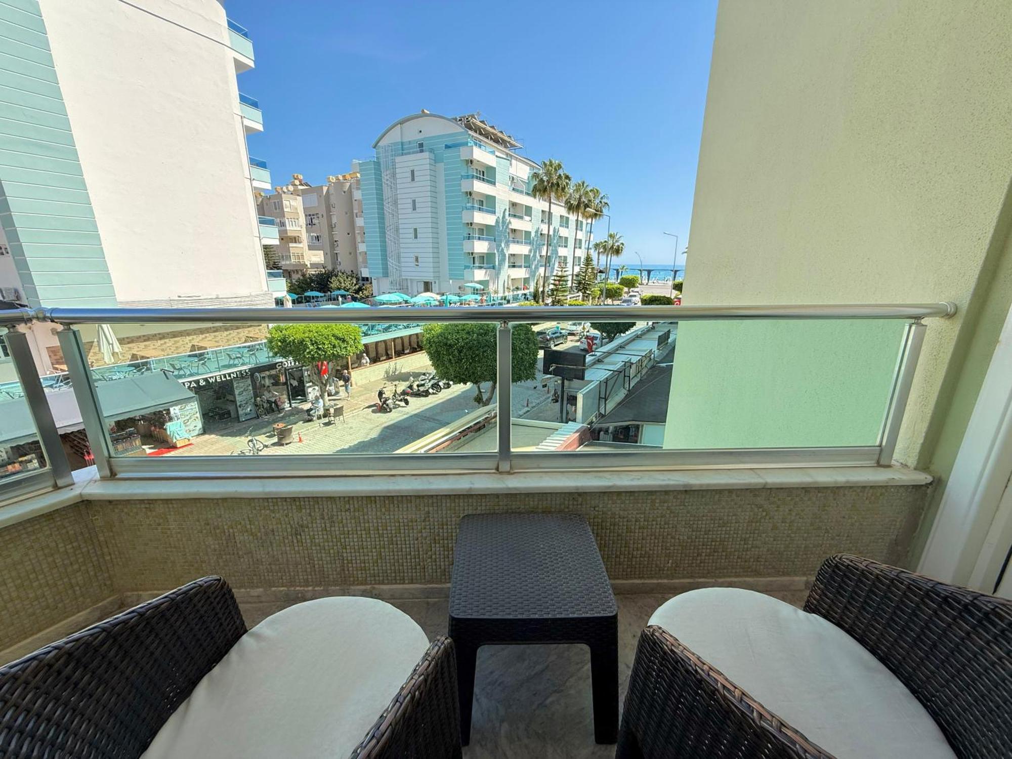 Sa Apartments! Beachfront Apartment With Sea View & Pool Alanya Buitenkant foto