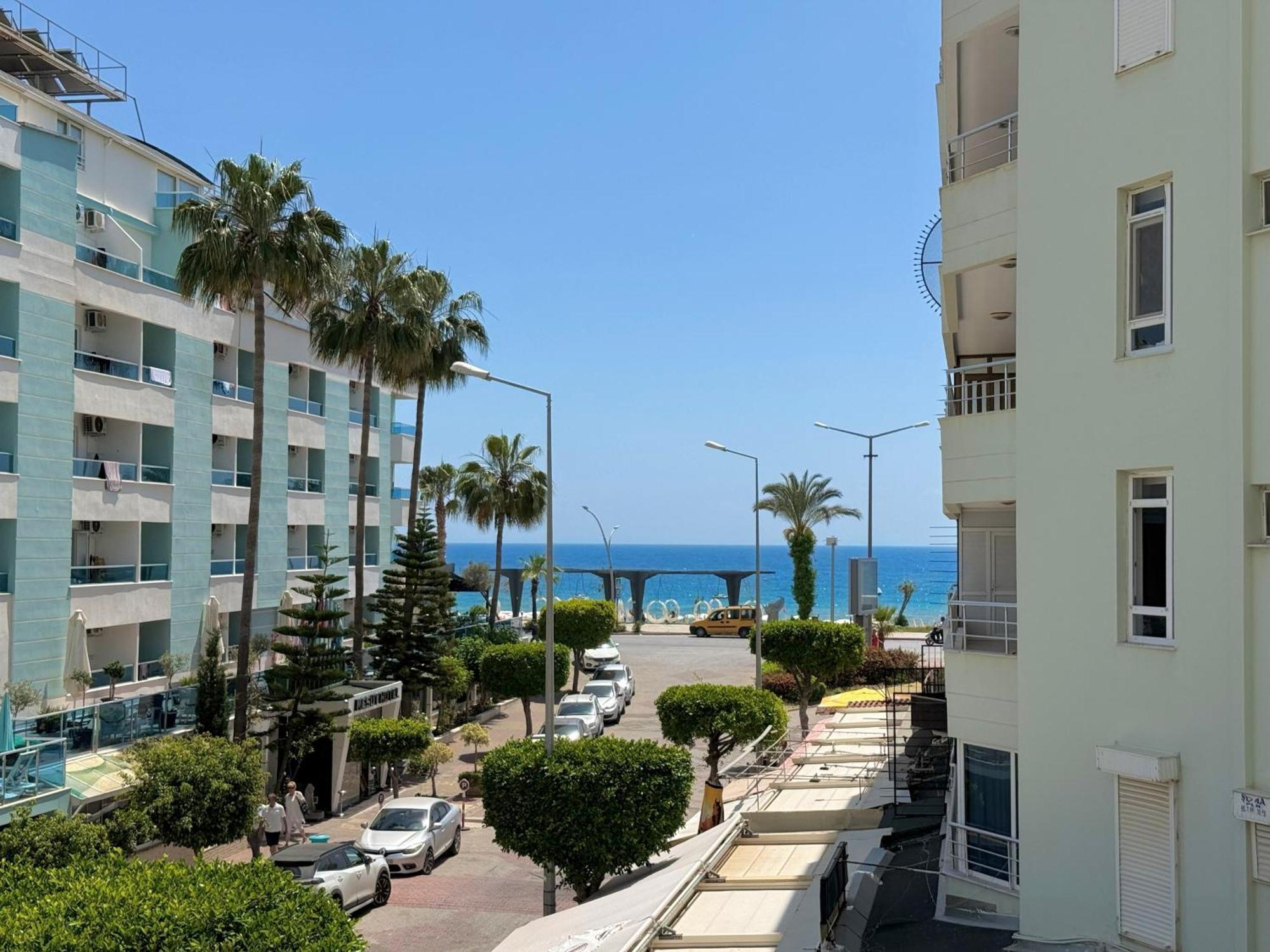 Sa Apartments! Beachfront Apartment With Sea View & Pool Alanya Buitenkant foto