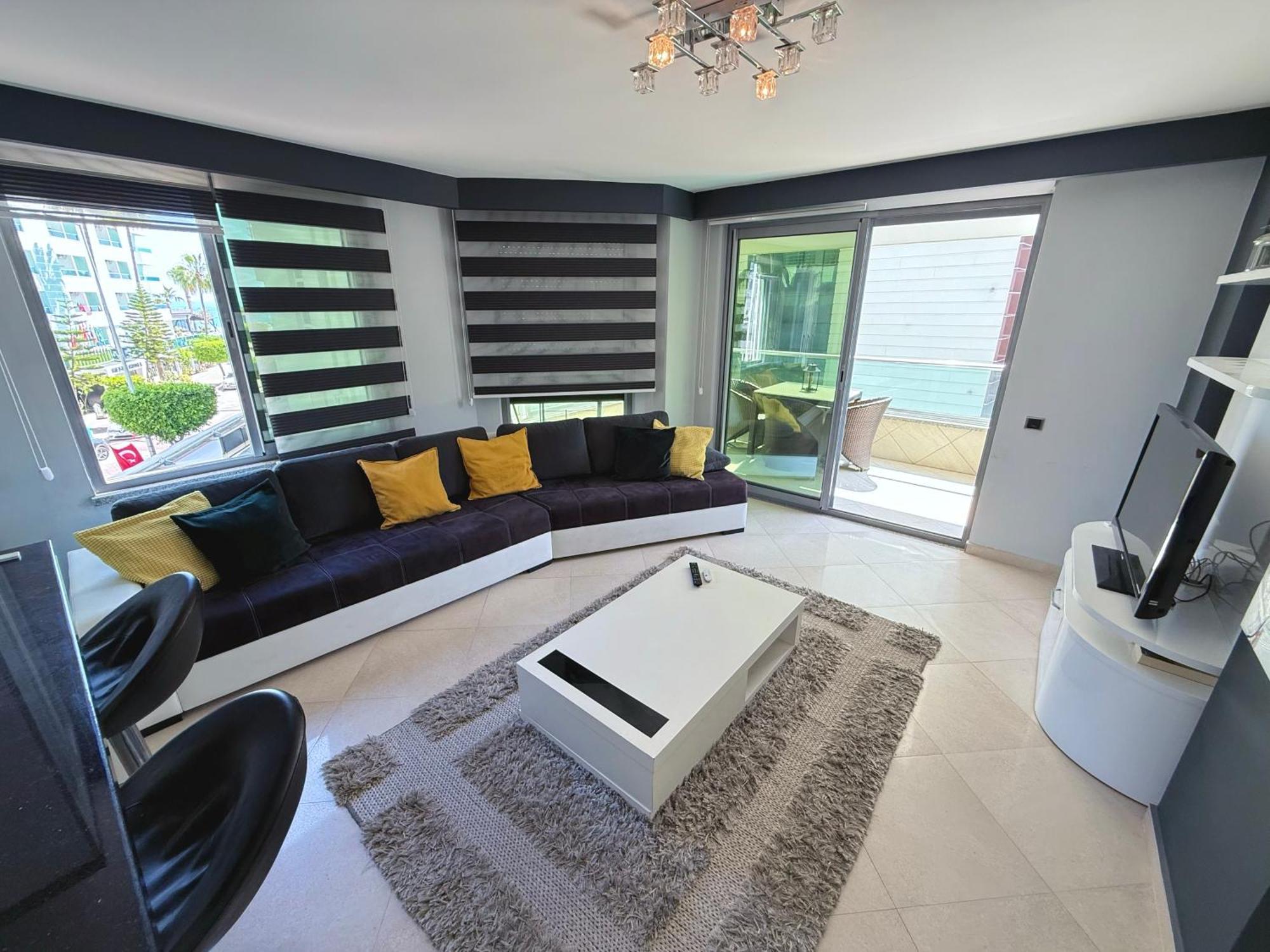 Sa Apartments! Beachfront Apartment With Sea View & Pool Alanya Kamer foto