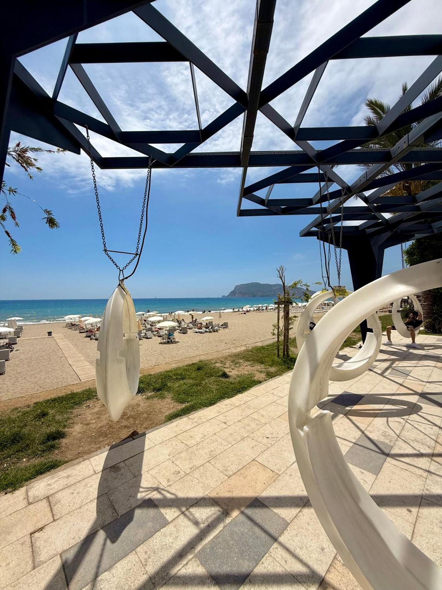 Sa Apartments! Beachfront Apartment With Sea View & Pool Alanya Buitenkant foto