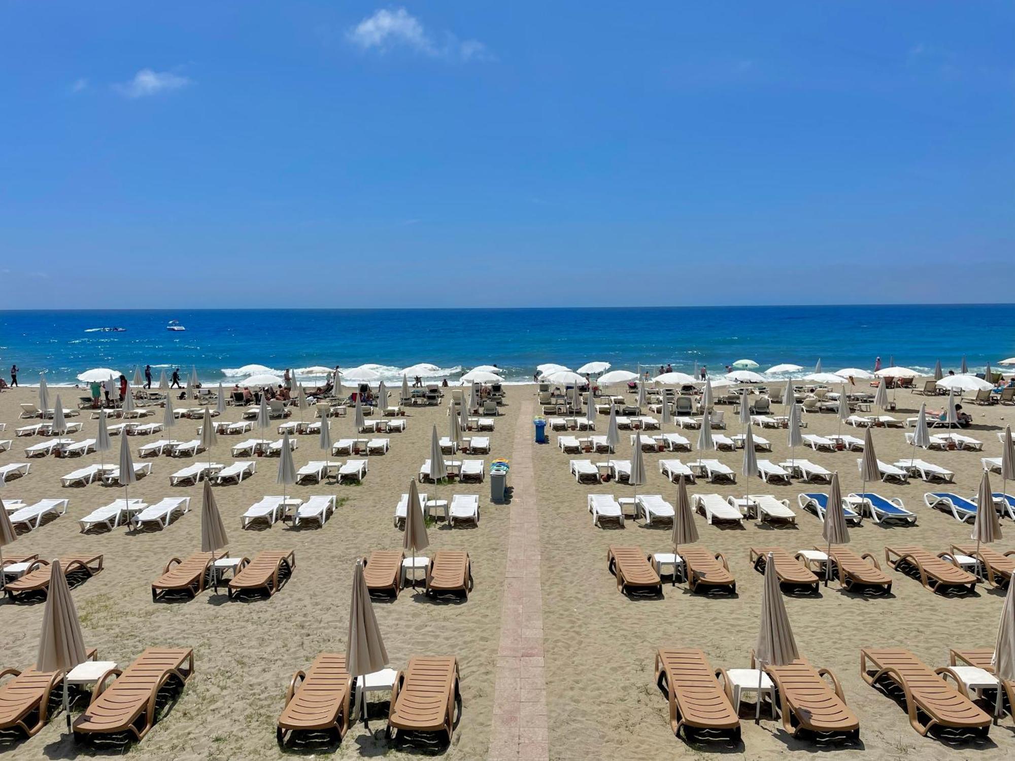 Sa Apartments! Beachfront Apartment With Sea View & Pool Alanya Buitenkant foto